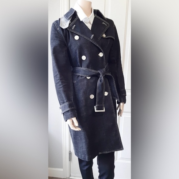 Ralph Lauren Denim Spring Coat - Picture 3 of 9
